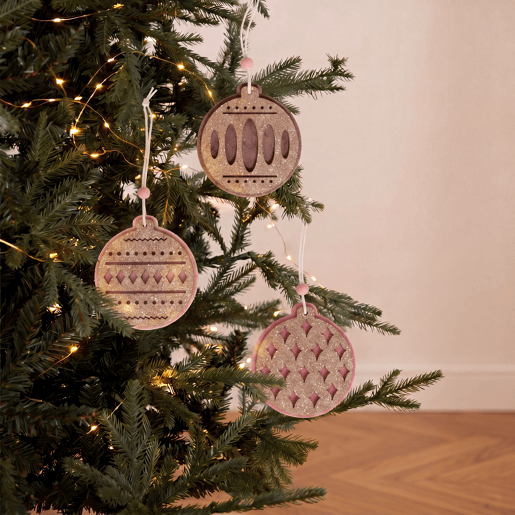 Pendente árvore de natal ROSSA sortido