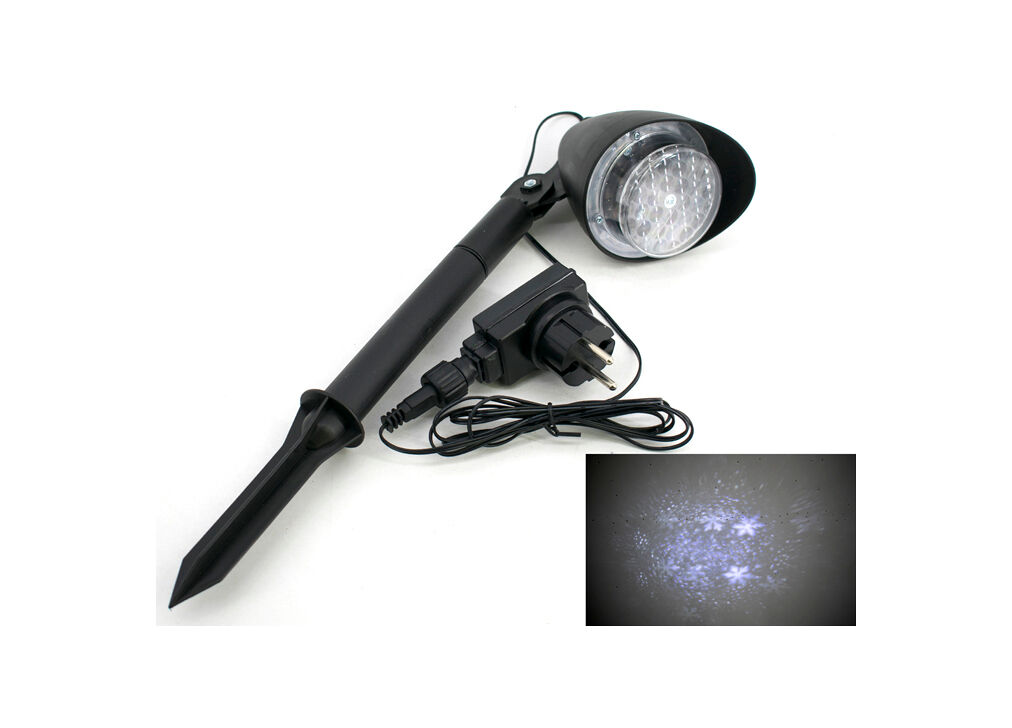 Luz navidad proyector LED COPOS DE NIEVE