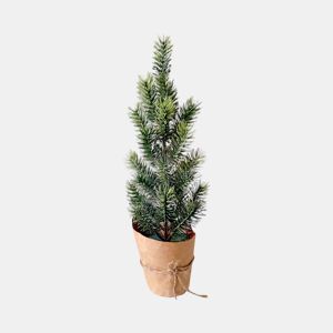 Planta de natal pinho verde KONCE papel e corda
