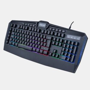 Teclado gaming PCCL-210ES cor preta