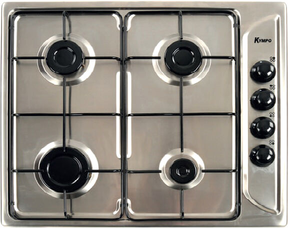 Placa de gas KYMPO ESO111ASF2X 4 zonas 60cm inox