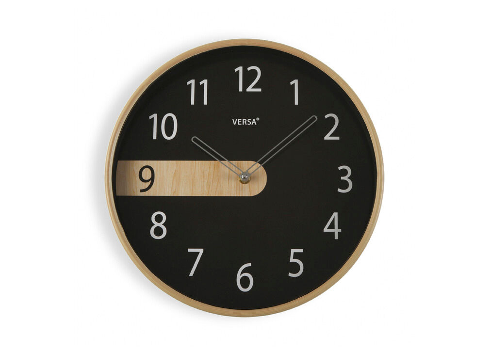 Reloj EDITH de pared original negro