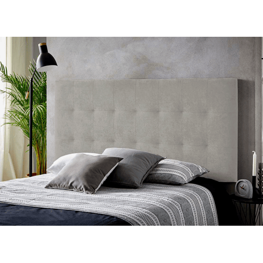 Cabeceira ALASKA 160x75cm tecido cinza claro