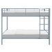 Litera 90x190cm con barrera protectora JORDAN Litera 90x190cm con barrera protectora JORDAN Gris