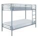 Litera 90x190cm con barrera protectora JORDAN Litera 90x190cm con barrera protectora JORDAN Gris