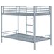 Litera 90x190cm con barrera protectora JORDAN Litera 90x190cm con barrera protectora JORDAN Gris