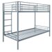Litera 90x190cm con barrera protectora JORDAN Litera 90x190cm con barrera protectora JORDAN Gris