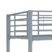 Litera 90x190cm con barrera protectora JORDAN Litera 90x190cm con barrera protectora JORDAN Gris