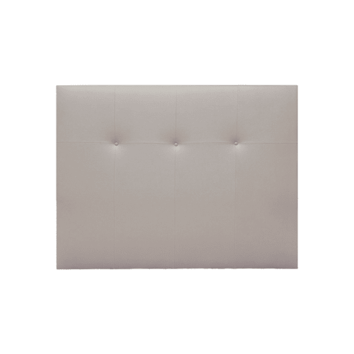 Cabeceira ATHENAS pele sintética marfim 145x120cm