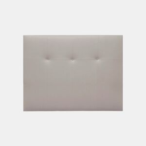 Cabeceira ATHENAS pele sintética marfim 145x120cm