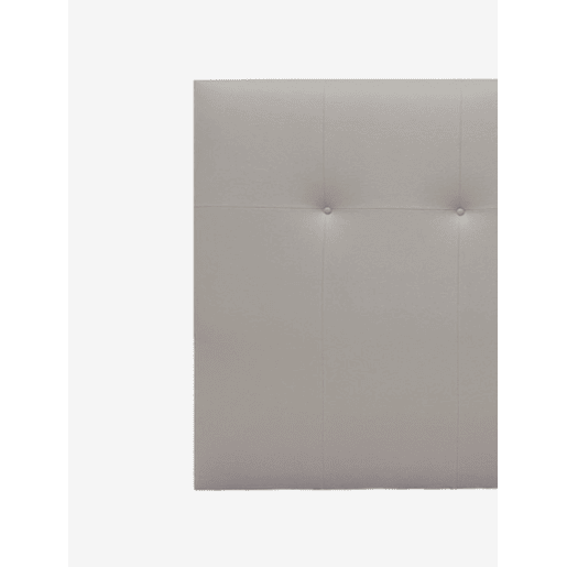 Cabeceira ATHENAS pele sintética marfim 145x120cm
