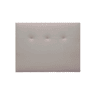 Cabeceira ATHENAS tecido cinza 145x120cm