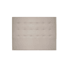 Cabeceira CASCAIS pele sintética creme 160x120cm