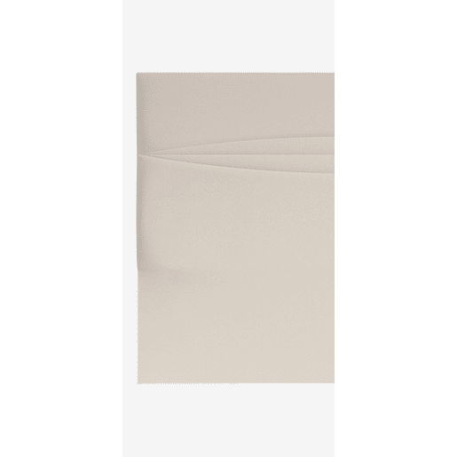Cabeceira DAKAR pele sintética bege 160x120cm