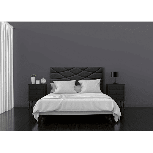 Cabeceira KIOTO cinza oscuro 160x120cm