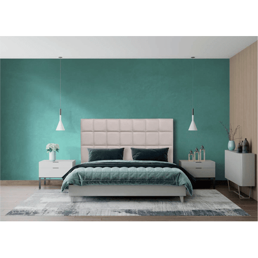 Cabeceira MIAMI pele sintética creme 160x120cm