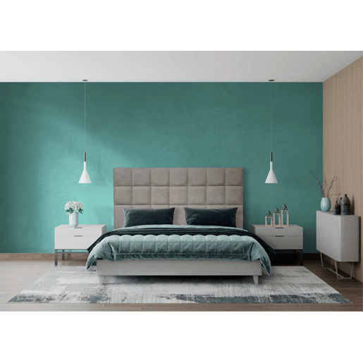 Cabeceira MIAMI tecido cinza 160x120cm Cabeceira MIAMI tecido cinza 160x120cm
