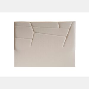 Cabeceira MINNESOTA pele sintética creme 160x120cm