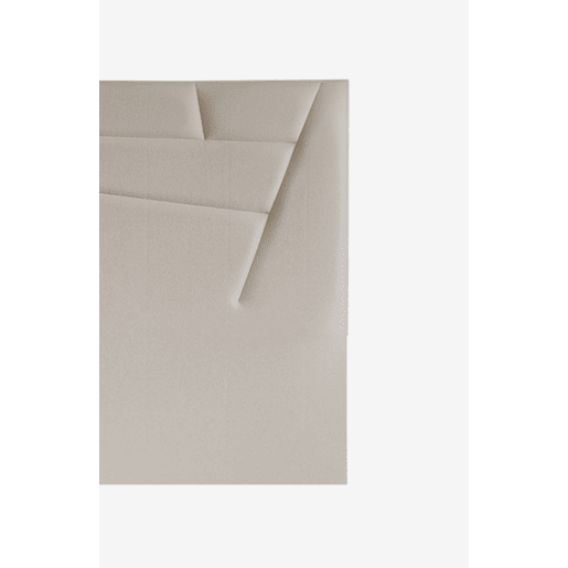 Cabeceira MINNESOTA pele sintética creme 160x120cm