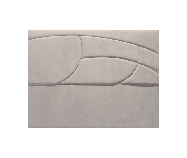 Cabecero savannah piel sintética crema 160x120cm - conforama