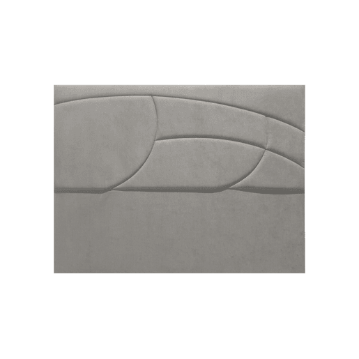 Cabeceira SAVANNAH tecido cinza 160x120cm