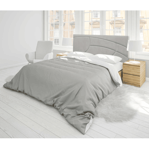 Cabeceira SAVANNAH tecido cinza 160x120cm