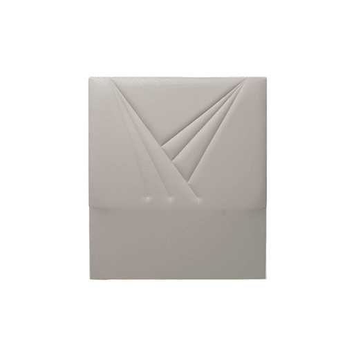 Cabeceira ZENITH marfim 105x120cm pele sintética