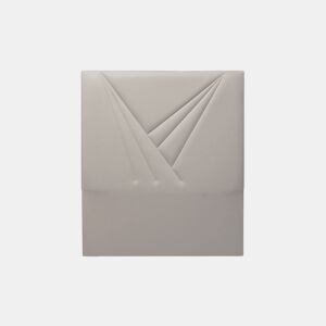 Cabeceira ZENITH marfim 105x120cm pele sintética