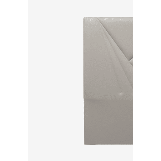 Cabeceira ZENITH marfim 105x120cm pele sintética