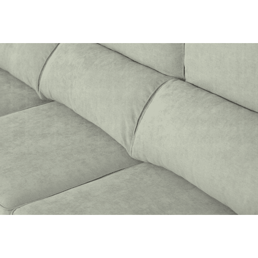 Chaise longue com cama CONNOR esquerda 3 lugares cinza Chaise longue com cama CONNOR esquerda 3 lugares cinza