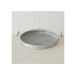 Bandeja metal gris SILVIA 34cm Bandeja metal gris SILVIA 34cm Gris