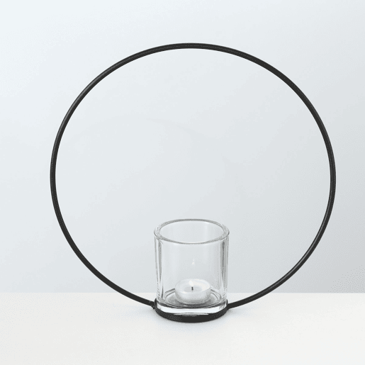Suporte para velas RUMBA preto 30cm