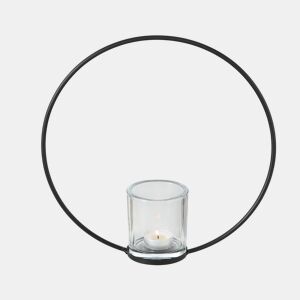 Suporte para velas RUMBA preto 30cm