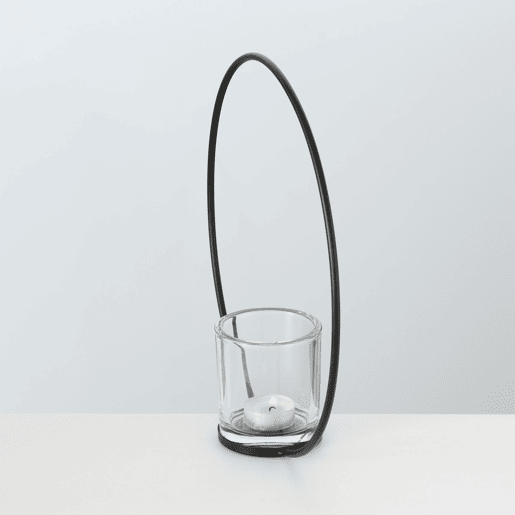 Suporte para velas RUMBA preto 30cm