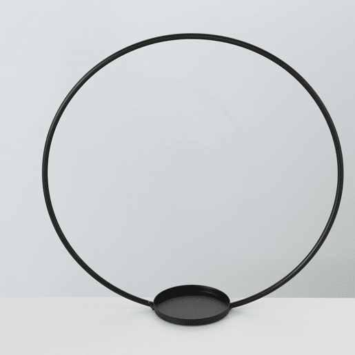 Suporte para velas RUMBA preto 30cm