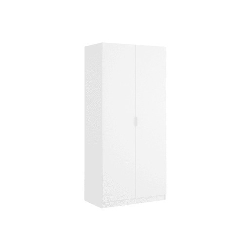 Roupeiro PRACTIK portas batentes 81x184cm branco Roupeiro PRACTIK portas batentes 81x184cm branco