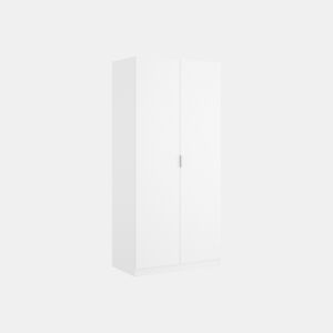 Roupeiro PRACTIK portas batentes 81x184cm branco