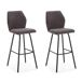 Pack de 2 taburetes altos PAUL Pack de 2 taburetes altos PAUL Gris Claro