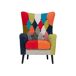 Sillón CIRCO estampado patchwork Sillón CIRCO estampado patchwork Multicolor