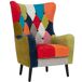 Sillón CIRCO estampado patchwork Sillón CIRCO estampado patchwork Multicolor