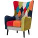 Sillón CIRCO estampado patchwork Sillón CIRCO estampado patchwork Multicolor