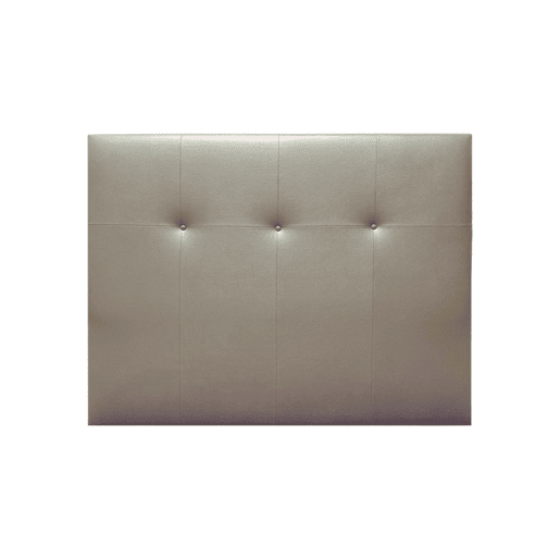 Cabeceira ATHENAS pele sintética champanhe 145x120cm