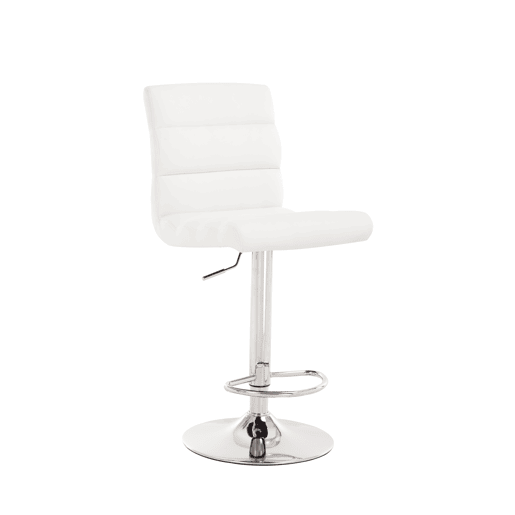 Conjunto de 2 bancos ajustáveis PALM branco