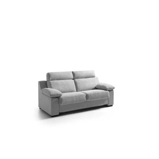 Sofá cama MOLLY 3 lugares cor cinza claro