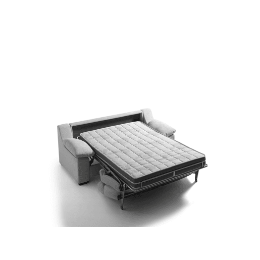 Sofá cama MOLLY 3 lugares cor cinza claro