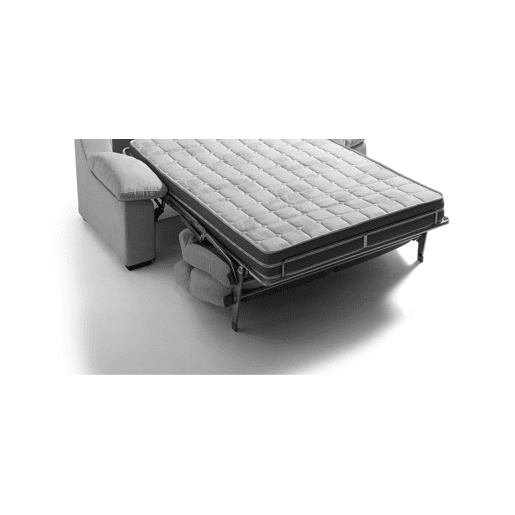 Sofá cama MOLLY 3 lugares cor cinza claro