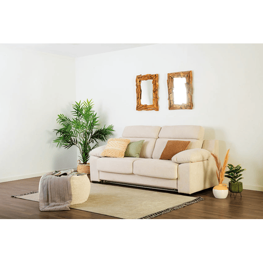 Sofá cama MOLLY 3 lugares cor bege