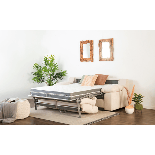 Sofá cama MOLLY 3 lugares cor bege