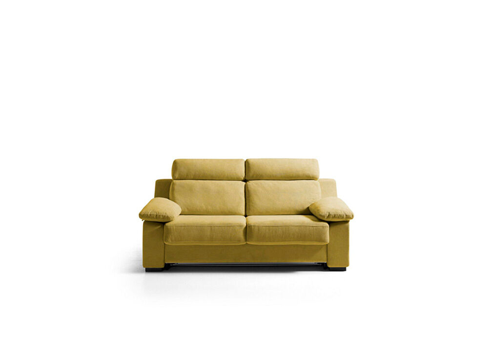 Sofá cama molly 3 plazas color mostaza