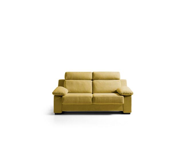 Sofá cama molly 3 plazas color mostaza